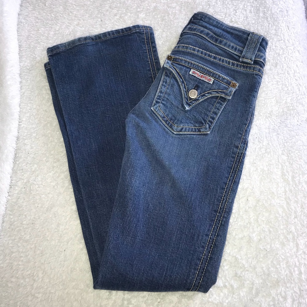 Hudson Women’s darker wash bootcut jeans 26